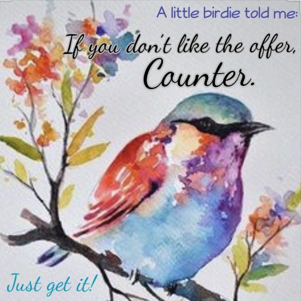 I WILL ACCEPT Your Counter Offer! 🐦